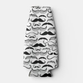 Een herenclub. Mustache patroon 2 Flesjeskoeler (Voorkant)