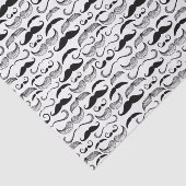 Een herenclub. Mustache patroon 2 Tissuepapier (Detail)