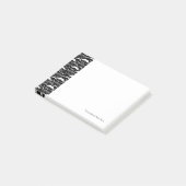 Een herenclub. Mustache patroon Post-it® Notes (Schuin)