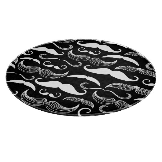 Een herenclub. Mustache patroon Snijplank (Hoek)