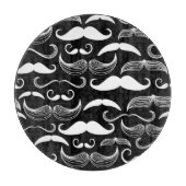 Een herenclub. Mustache patroon Snijplank (Voorkant)