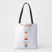 Een herfst carry-all tote bag (Voorkant)