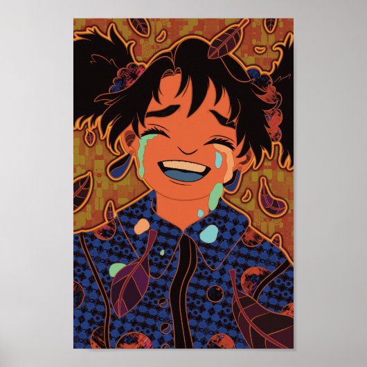 Een Herfst dag Poster (Voorkant)