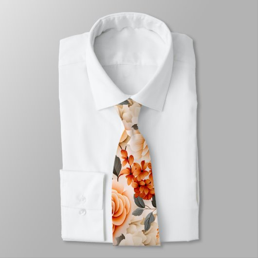 Een Herfst Floral serie ontwerp 10 Stropdas (Gebonden)