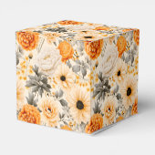 Een Herfst Floral serie ontwerp 1 Bedankdoosjes (Achterkant)