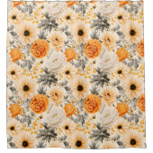 Een Herfst Floral serie ontwerp 1 Douchegordijn (Voorkant)