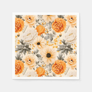 Een Herfst Floral serie ontwerp 1 Servet