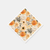 Een Herfst Floral serie ontwerp 1 Servet (Hoek)