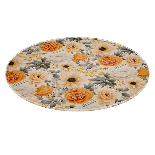 Een Herfst Floral serie ontwerp 1 Snijplank (Hoek)