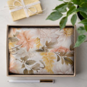 Een Herfst Floral serie ontwerp 7 Tissuepapier (Geschenk)