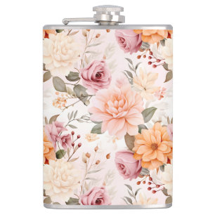 Een Herfst Floral Series Design 2 Heupfles