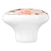 Een Herfst Floral Series Design 2 Keramische Knop (Zijkant)