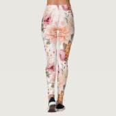 Een Herfst Floral Series Design 2 Leggings (Achterkant)