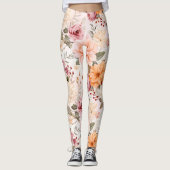Een Herfst Floral Series Design 2 Leggings (Voorkant)