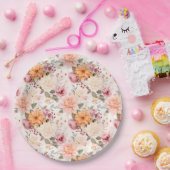 Een Herfst Floral Series Design 2 Papieren Bordje (Feest)