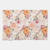 Een Herfst Floral Series Design 2 Theedoek (Horizontaal)