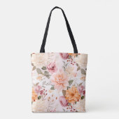 Een Herfst Floral Series Design 2 Tote Bag (Achterkant)