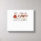 Een Herfst Goose Classic T-shirt Canvas Afdruk (Voorkant)