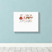 Een Herfst Goose Classic T-shirt Canvas Afdruk (Insitu (Houten vloer))