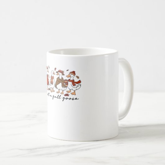Een Herfst Goose Classic T-shirt Koffiemok (Voorkant rechts)