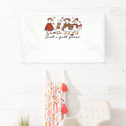 Een Herfst Goose Classic T-shirt Spandoek (Insitu)