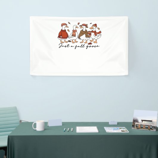 Een Herfst Goose Classic T-shirt Spandoek (Beurs)