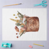 Een herfst ontwerp van de Dier en van de Floral Re Tissuepapier (Craft)