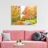 Een Herfst Pallet Wrapped Canvas afdrukken (Insitu (Woonkamer))