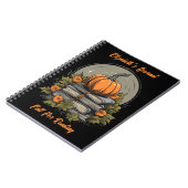 Een Herfst Reading Journey Journal Notitieboek (Linkerzijde)