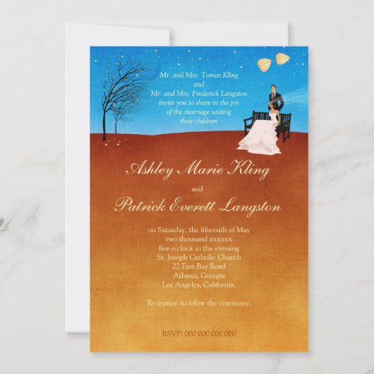 Een Herfst uit liefde voor het huwelijk Kaart (Achterkant)