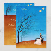 Een Herfst uit liefde voor het huwelijk Kaart (Voorkant / Achterkant)