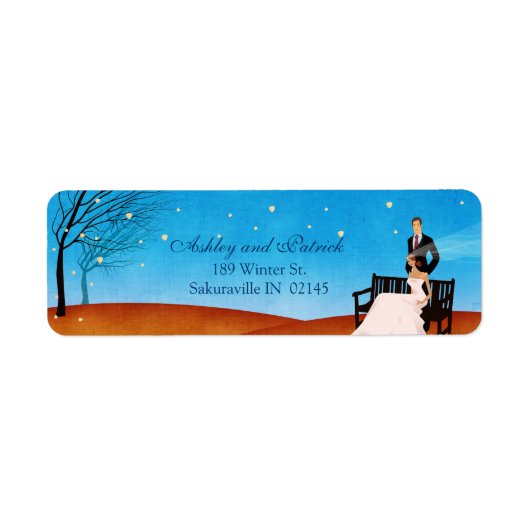 Een Herfst (verliefd) verhaal Etiket (Voorkant)