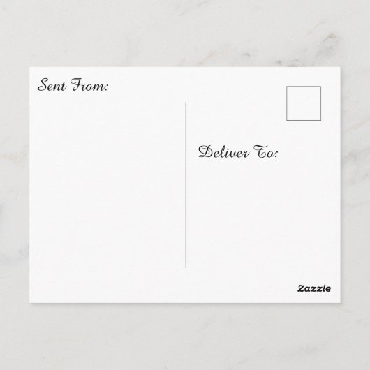 Een  Herfst wandelroute Briefkaart (Achterkant)