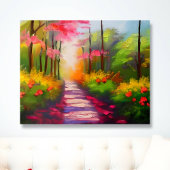 Een Herfst wandelroute Poster