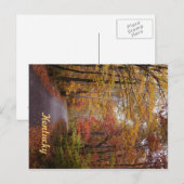 Een herfstaandrijving door JerseyFawn Briefkaart (Voorkant / Achterkant)