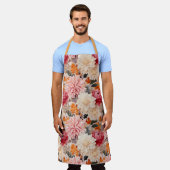 Een herfstbloemenserie ontwerp 11 schort (Gedragen)