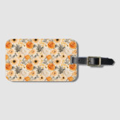 Een herfstbloemenserie ontwerp 1 bagagelabel (Voorkant (horizontaal))