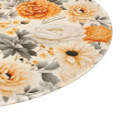 Een herfstbloemenserie ontwerp 1 snijplank (Hoek)