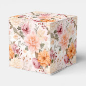 Een herfstbloemenserie ontwerp 2 bedankdoosjes (Achterkant)