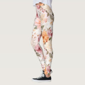 Een herfstbloemenserie ontwerp 2 leggings (Links)