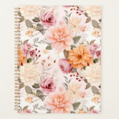 Een herfstbloemenserie ontwerp 2 planner (Voorkant)