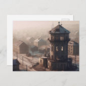 Een herfstdag feestdagenkaart (Voorkant / Achterkant)