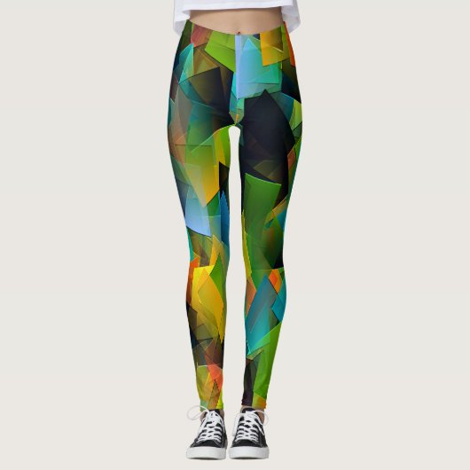 Een herfstdag.... leggings (Voorkant)