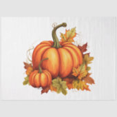 Een herfstpompoen ontwerp Collectie 10 Tissuepapier (Voorkant)