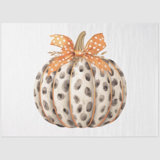 Een herfstpompoen ontwerp Collectie 16 Tissuepapier (Voorkant)