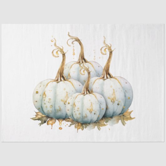 Een herfstpompoen ontwerp Collectie 9 Tissuepapier (Voorkant)