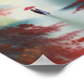 een herfstwandeling op een regenachtige dag door G Poster (Hoek)