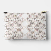 Een herhalend geometrisch patroon met diamantvorme etui (Achterkant)