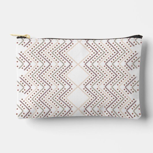 Een herhalend geometrisch patroon met diamantvorme etui (Voorkant)