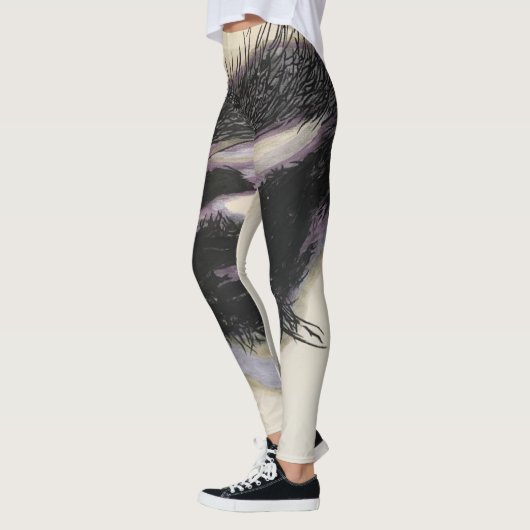 'Een herinnering in het donker' schilderij op een Leggings (Links)